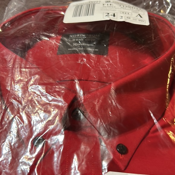 Nordstrom Red Rumba Men Dress shirt - Picture 3 of 4